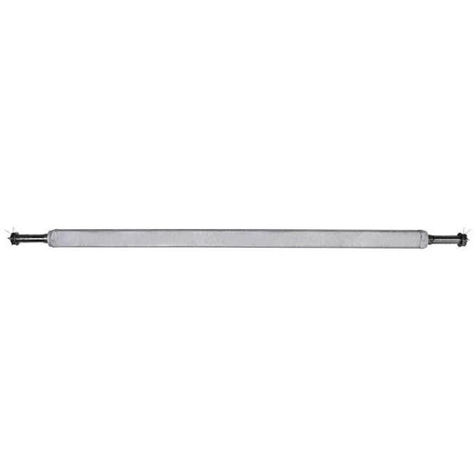 49535 2 in. galvanized square trailer axle - 2,000 lbs capacity with 1.16 in. spindles - 51 in. hub face