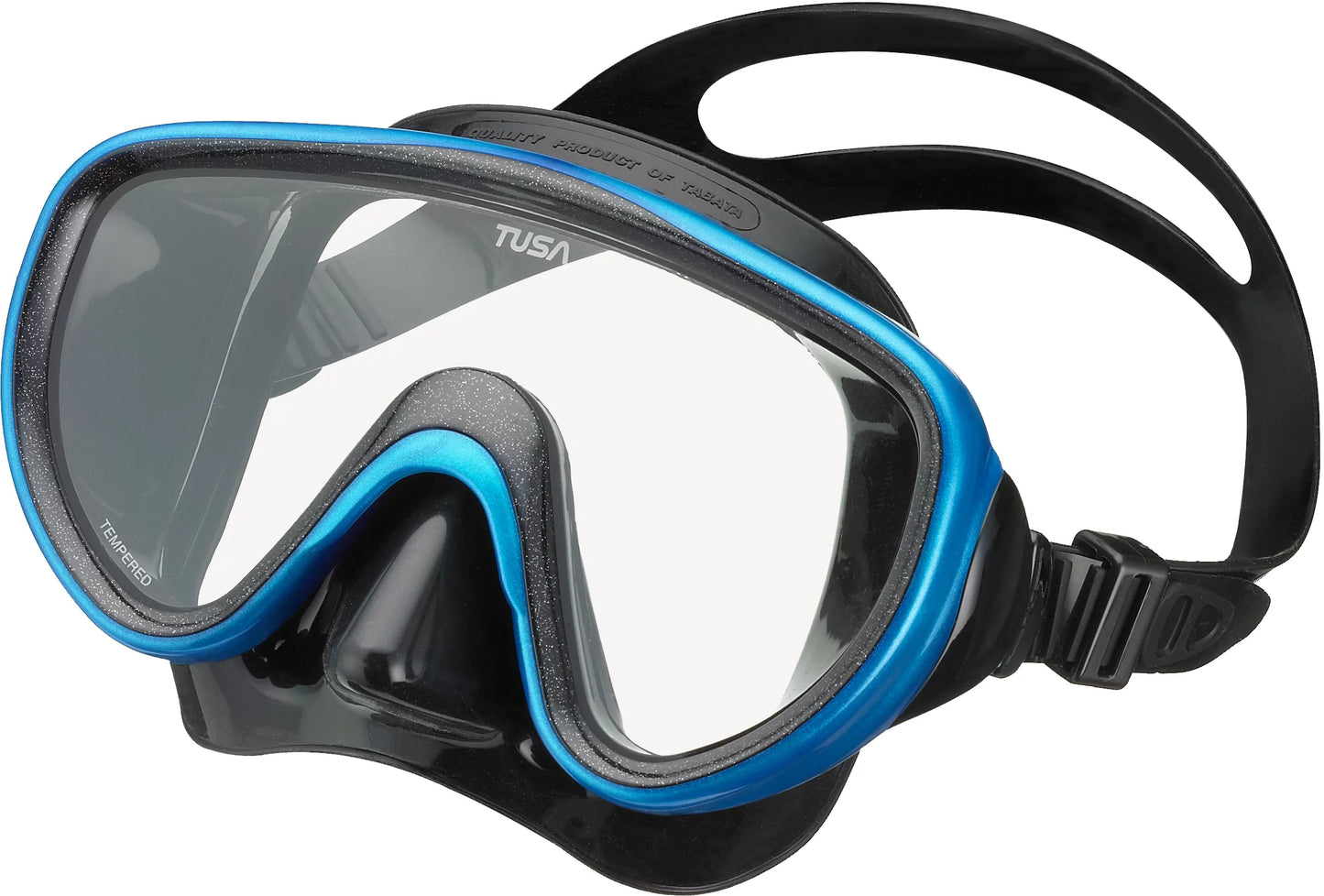 Tusa sport um16 adult serene snorkeling mask, fishtail blue