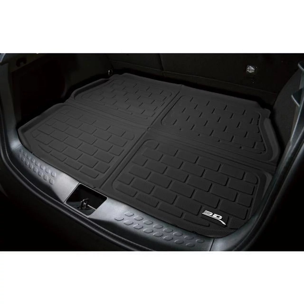 3d maxpider kagu cargo liner (black) compatible with mercedes-benz eqs 2022-2024 - cargo liner