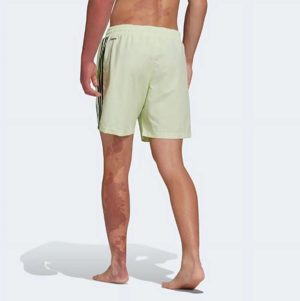 Adidas men's originals swimwear, stokd swim shorts, almost lime, 2x-large