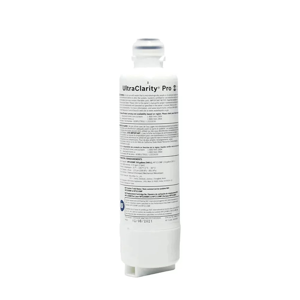 Bosch ultraclarity pro water filter, borplftr55, ra450022, replfltr55, 11032531 replacement/compatible.(1 pack)