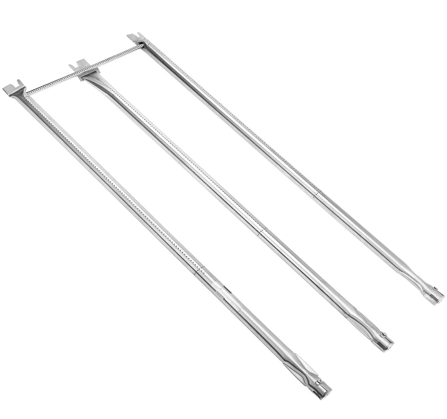 67820 67722 grill burner tube set replacement for weber genesis 300 series (2007-2010), genesis e310 e320 s310 s320 ep310 ep320 grills with side control knobs, 34-1/4 inch stainless steel grill burner