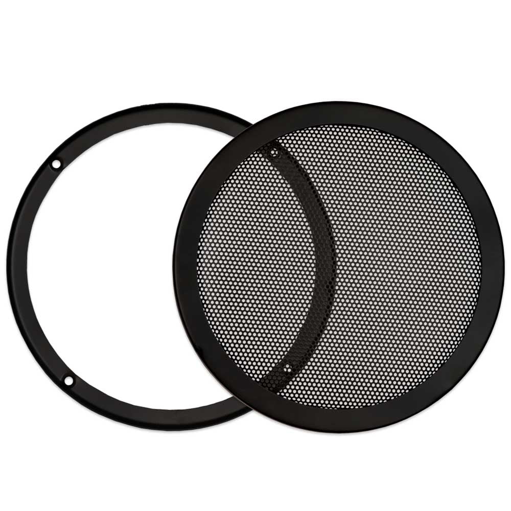 2 goldwood sound sg-m8 heavy duty steel mesh snap on woofer grills for 8" speakers