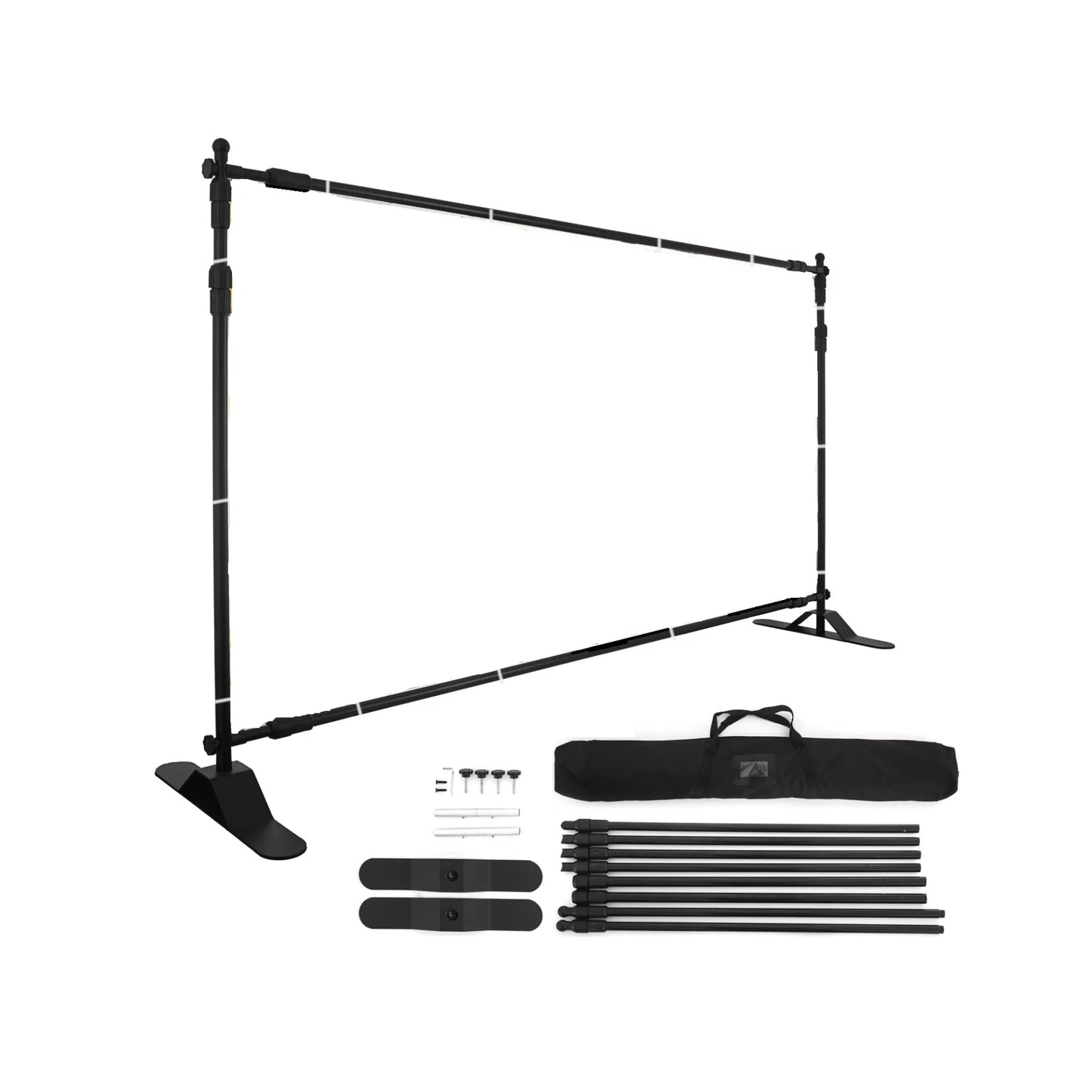 Shzond 10 x 8ft backdrop banner stand kit, large photography background support stand banner stand