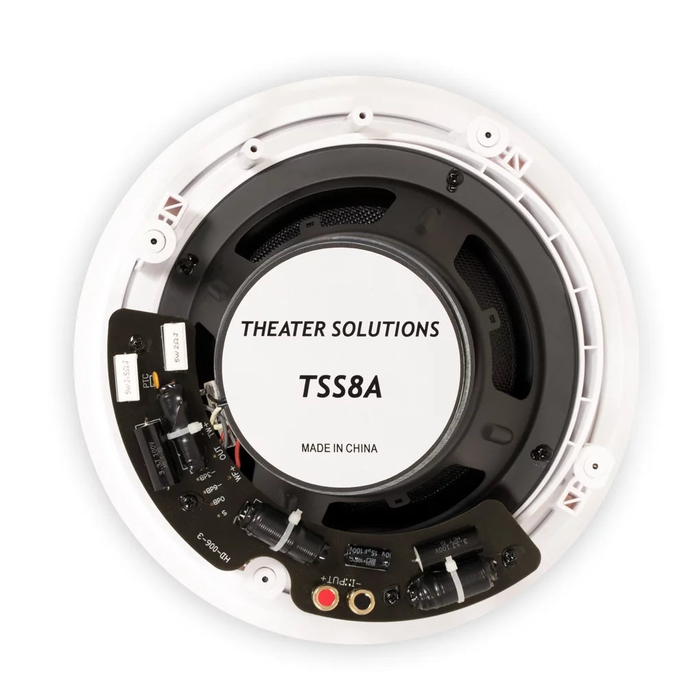 Theater solutions tss8a home theater deluxe in ceiling 8" angled 4 speaker set 4tss8a