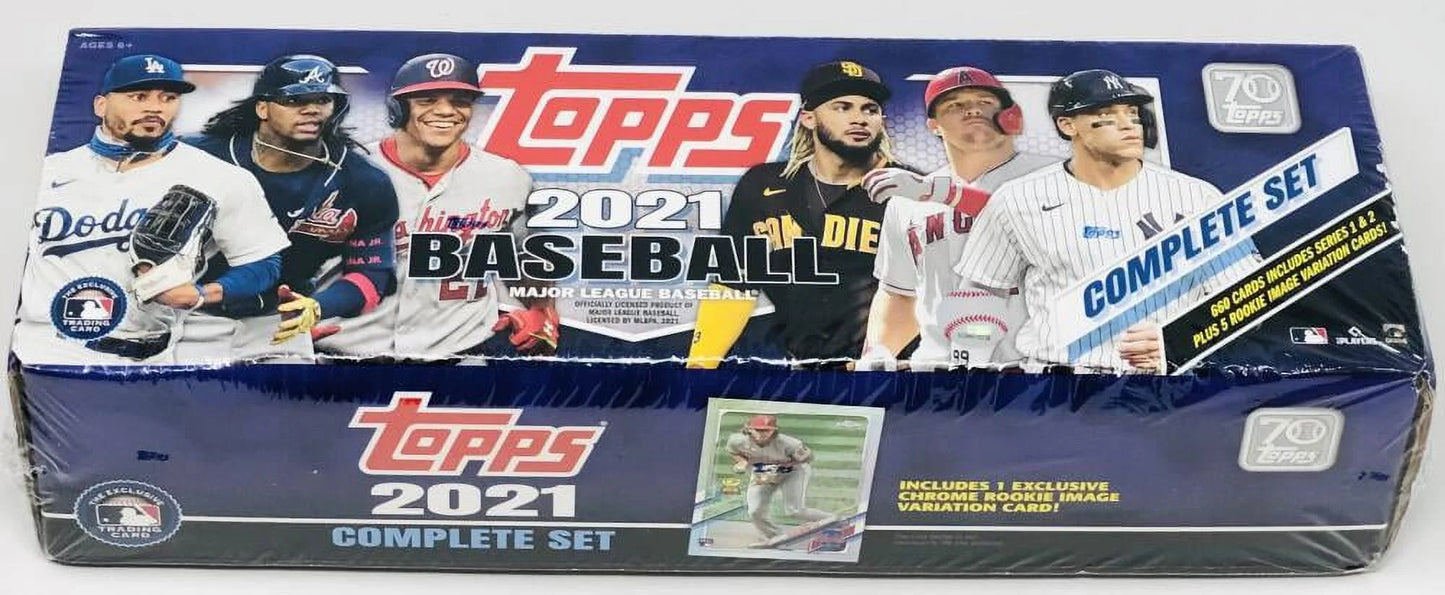 2021 topps baseball complete factory set - 700 cards!