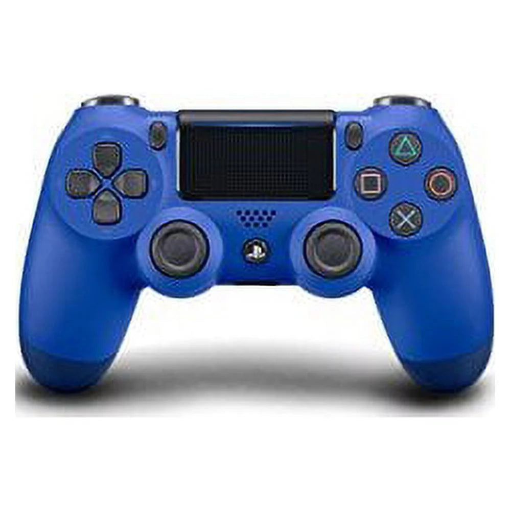 Restored dualshock 4 wireless controller for playstation 4 ps4 wave blue (refurbished)