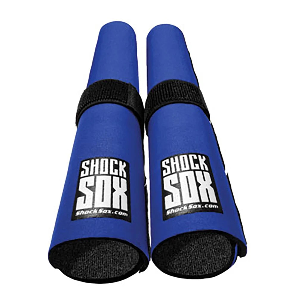 Shock sox fork seal guards 37-50mm fork tube 13 blue compatible with sherco 125 se-r 2021