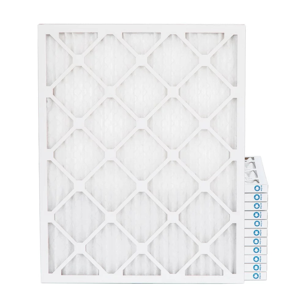 16x20x1 merv 11 ( mpr 1000 ) pleated ac furnace air filter - 12 pack