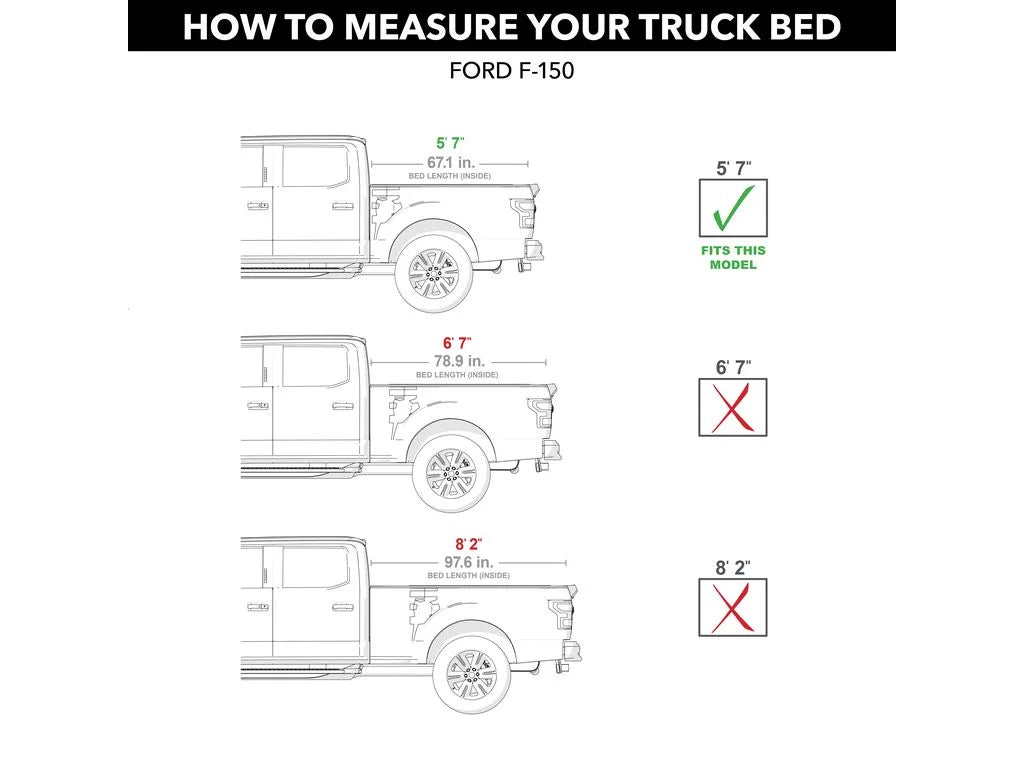 Bak by realtruck bakflip g2 hard folding truck bed tonneau cover | 226329 | compatible with 2015 - 2020 ford f-150 5' 7" bed (67.1")