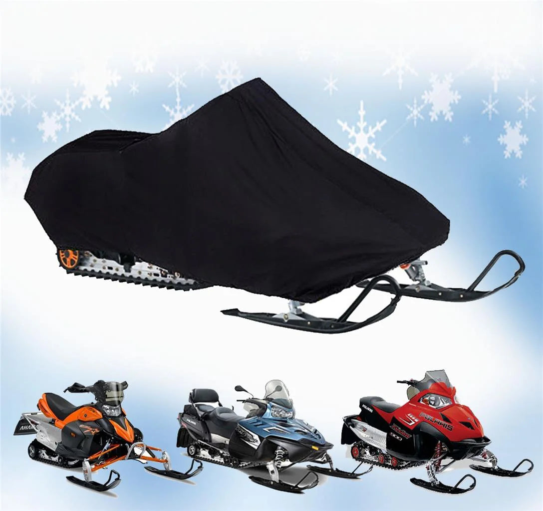 200 denier storage snowmobile cover designed to fit the 2005-2007 ski doo bombardier model gsx fan 550 snowmachine sled. all black.