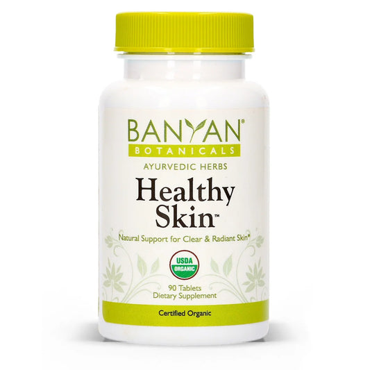 Banyan botanicals healthy skin - usda certified organic - 90 tablets - daily supplement for radiant, flawless skin*