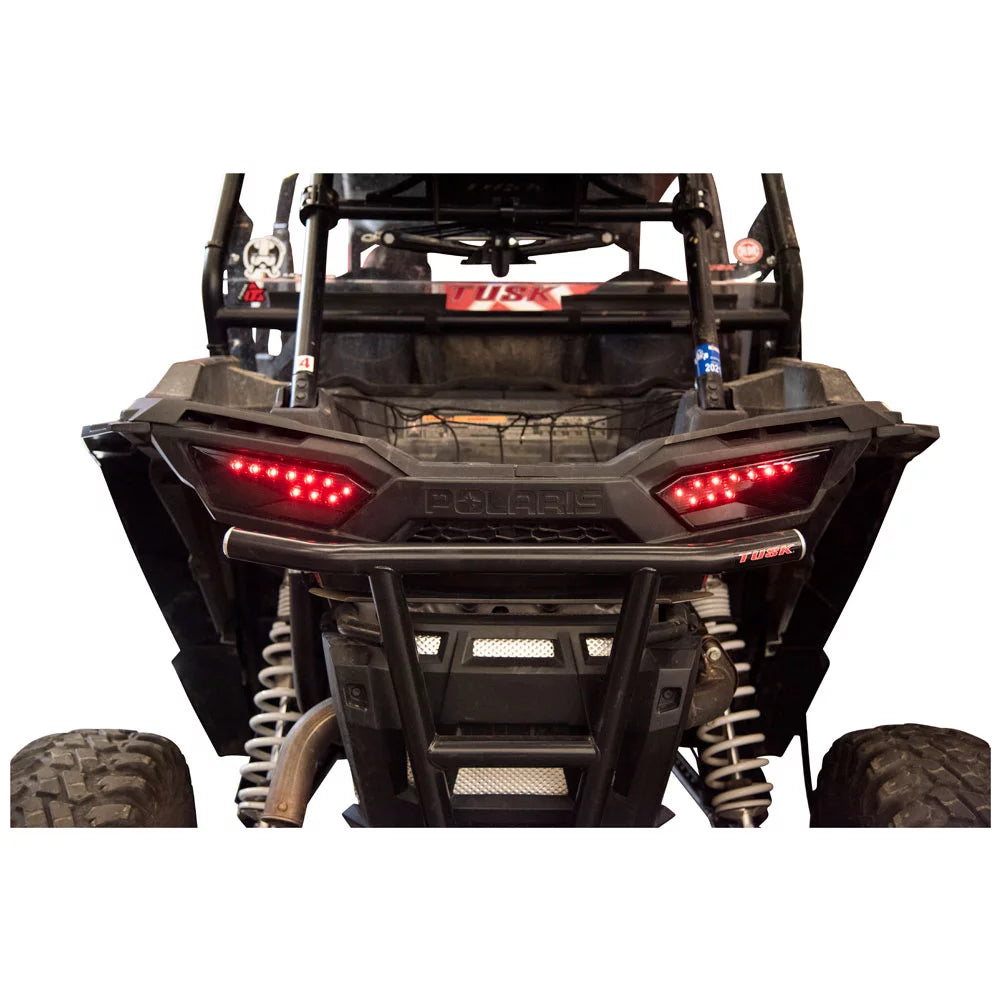 Tusk led tinted taillights for polaris rzr xp turbo fox edition 2018