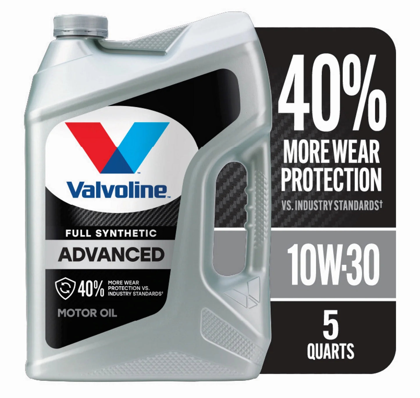 Valvoline advanced full synthetic 10w-30 motor oil 5 qt