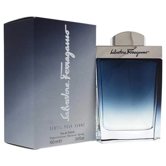 Subtil pour homme by salvatore ferragamo 3.4oz 100ml edt spray