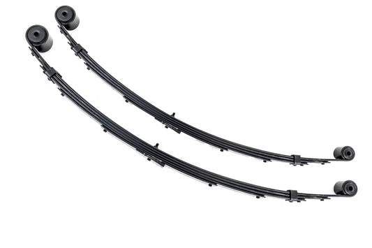 Rough country 3" rear leaf springs for 1984-2001 jeep cherokee xj - 8024kit