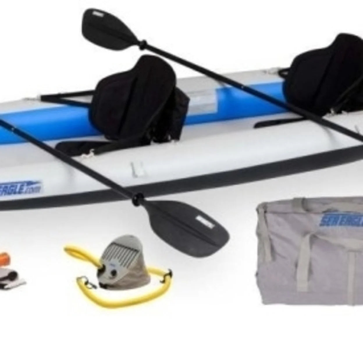 Sea eagle fast track inflatable kayak with pro accessory package 12' x 6"