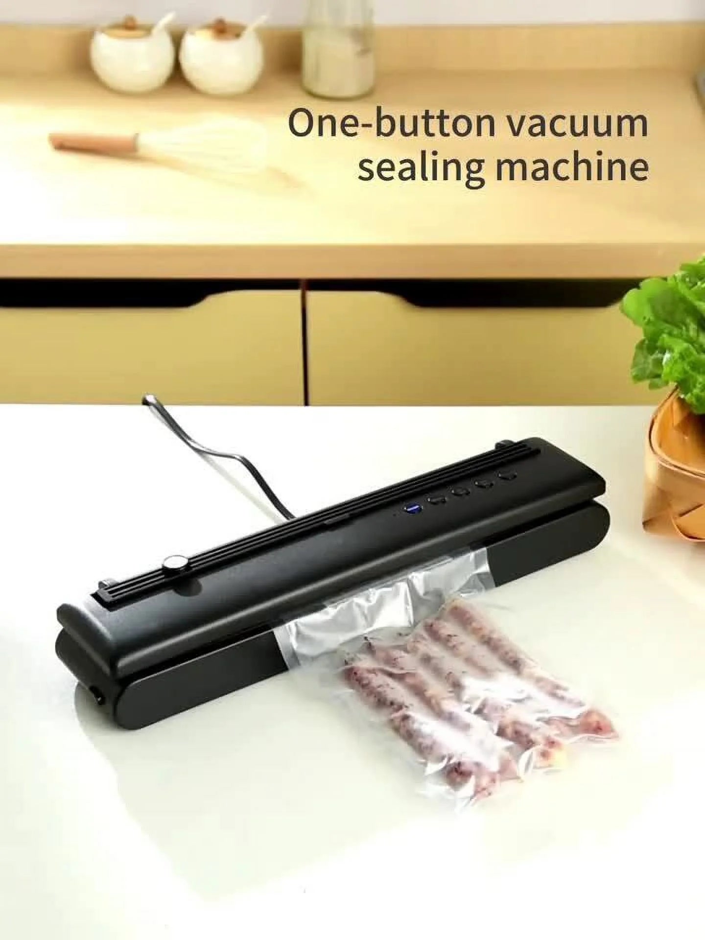 Vacuum sealer machine food preservation storage saver automatic with seal bag