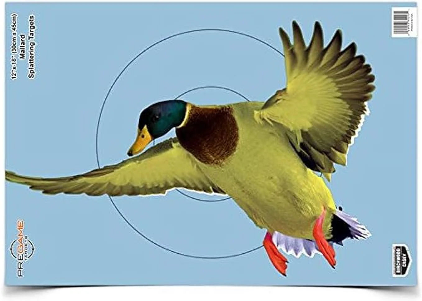 Birchwood casey pregame 12" x 18" small game animal targets - photo-realistic instant splattering shooting targets - for use with all guns & calibers - 8 targets pack