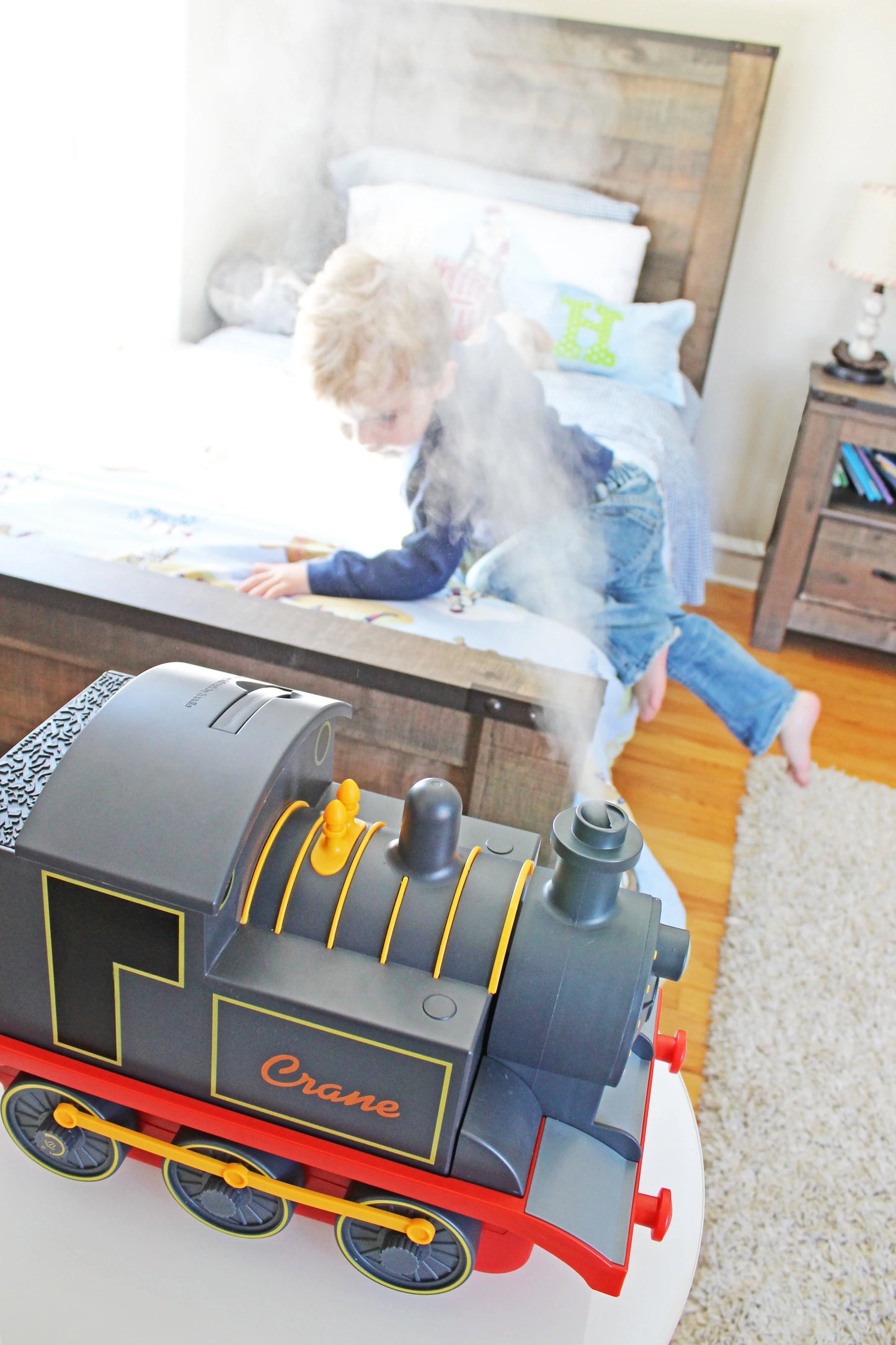 Crane adorable ultrasonic cool mist humidifier - train