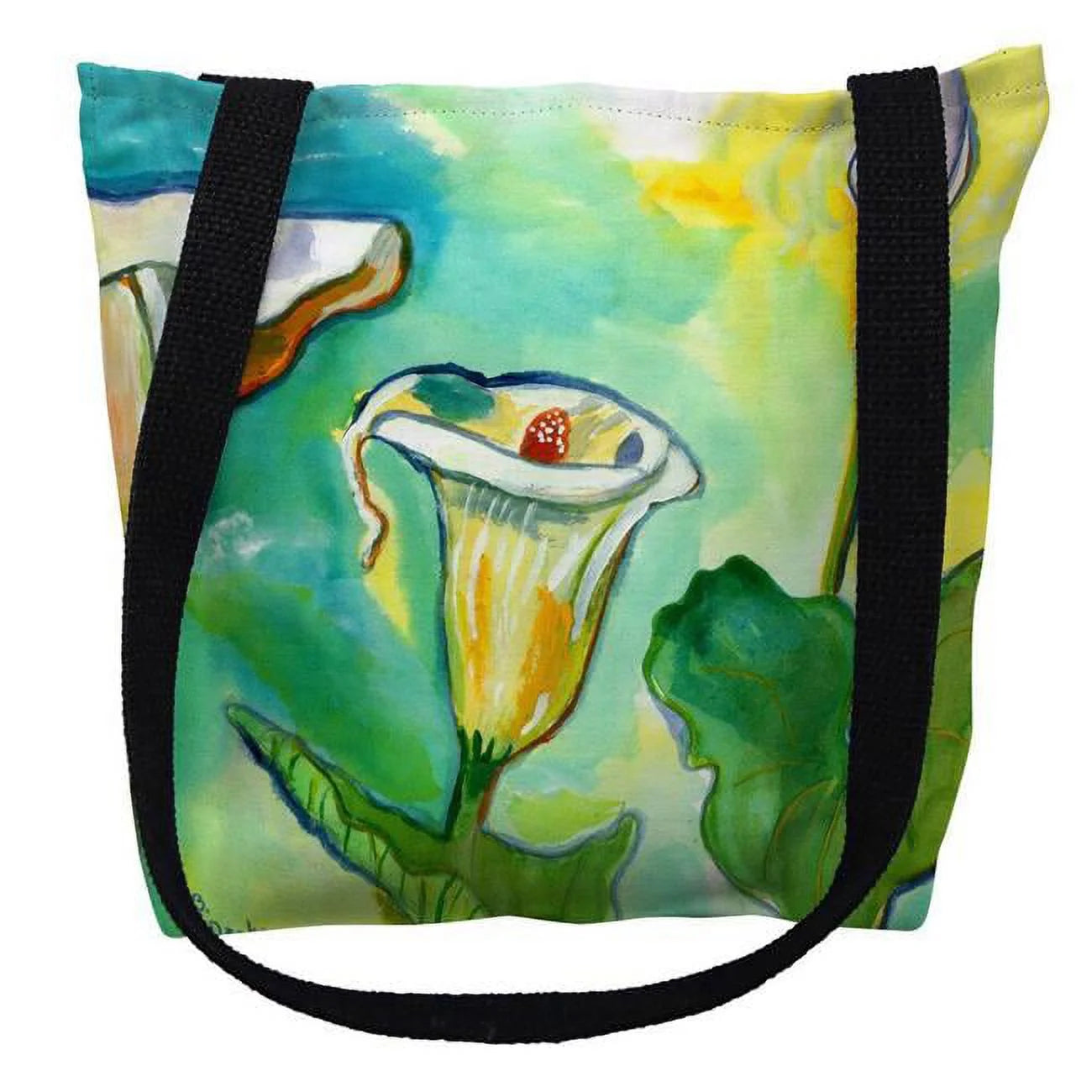 Betsy drake ty123m 16 x 16 in. jack-in-the-pulpit tote bag - medium