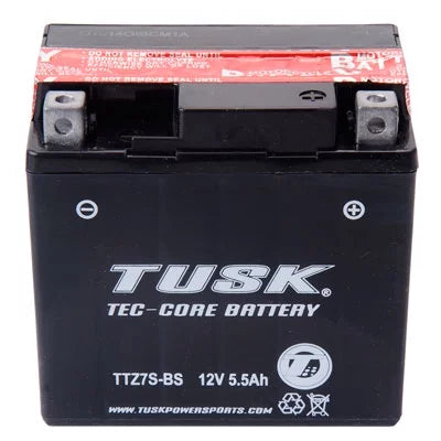 Tusk tec-core battery with acid ttz7s maintenance-free for gasgas xc 250f 2014-2015