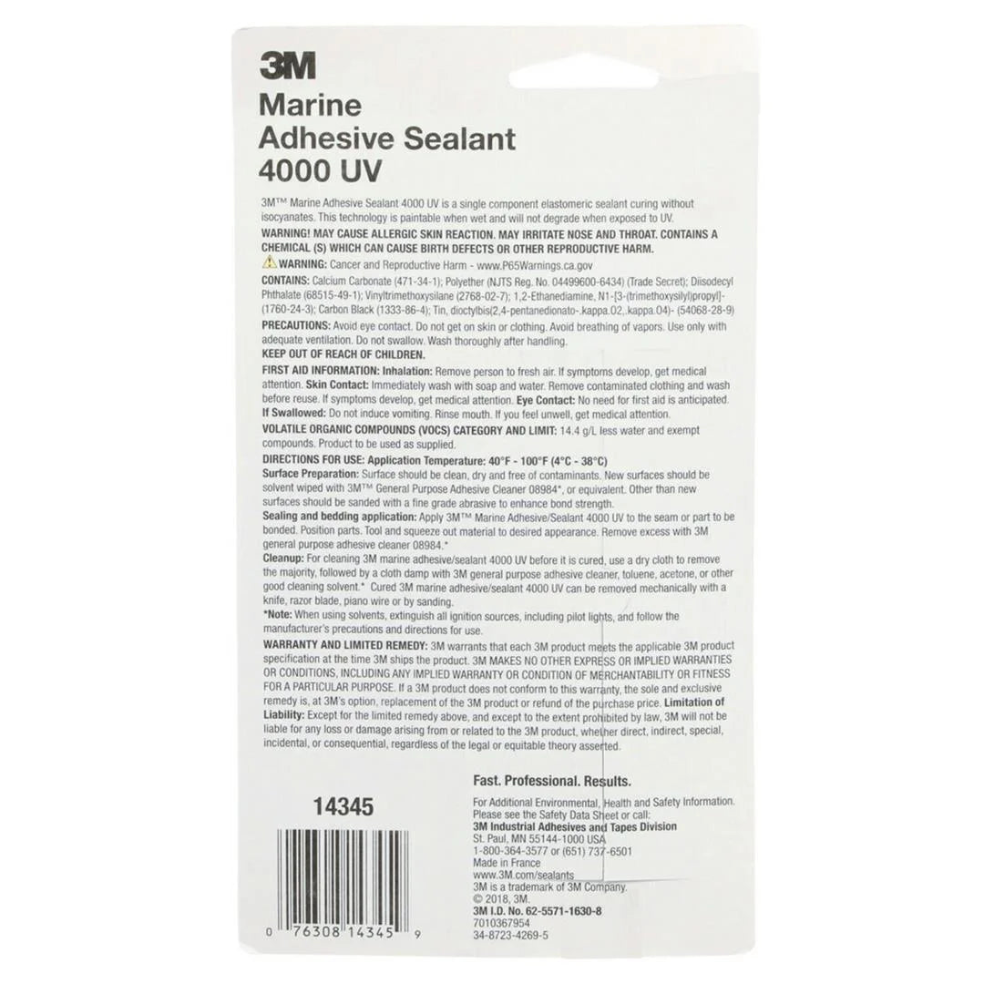 3m  marine adhesive sealant 4000 uv