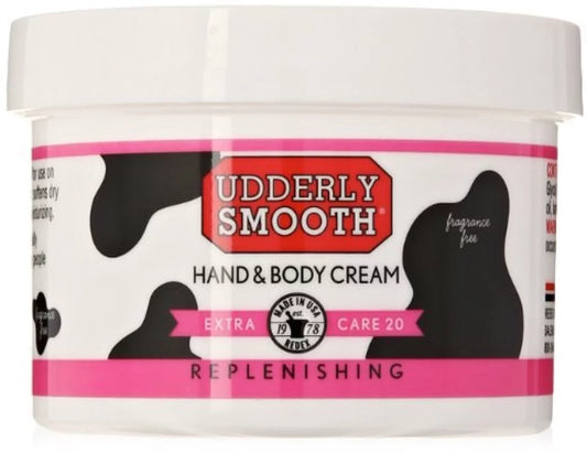 Udderly smooth extra care cream with 20% urea, replenishing, 8 oz (pack of 4)