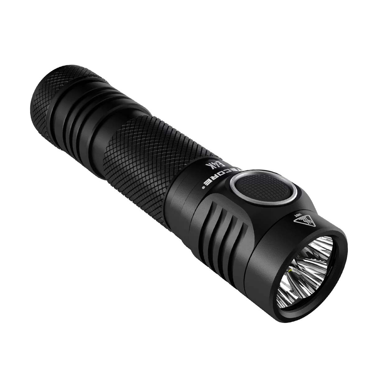 Combo: nitecore e4k next generation flashlight - 4400lm w/nl2150hpi  and  nl2150hpr batteries +a1 magnetic charger  and  eco-sensa usb cord