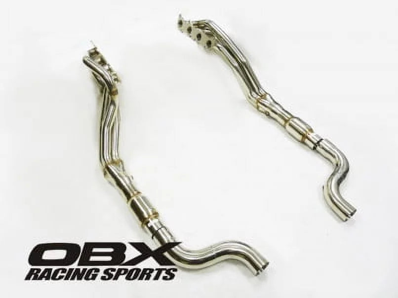 Stainless steel long tube header fitment for 15+ ford mustang gt 5.0l coyote at/mt by obx-rs