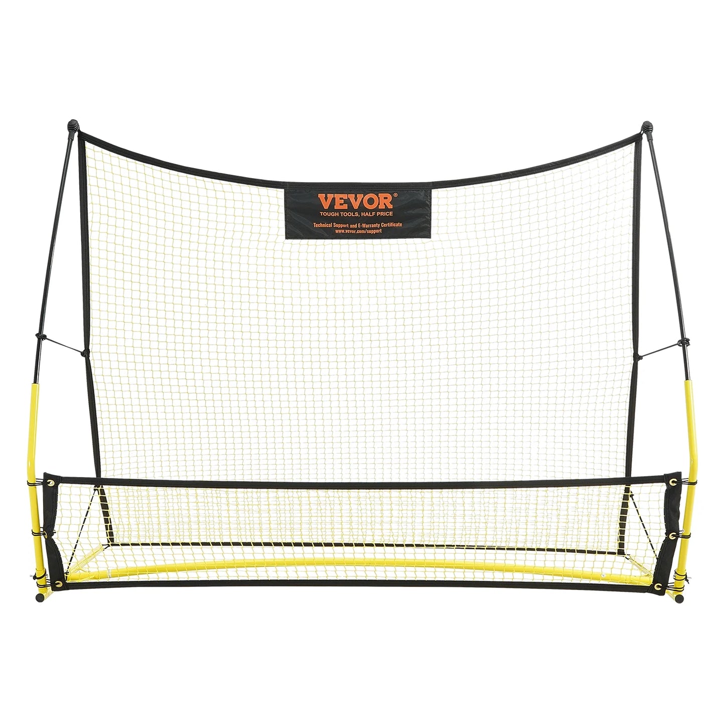 Bentism 71"x40" soccer trainer 2-in-1 portable soccer rebounder net portable bag