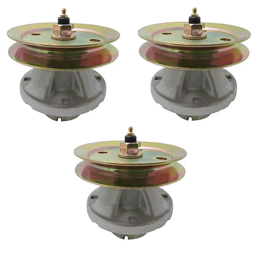 Raparts 3 pk spindle assembly fits john deere am121342 am121229 48"54" decks with pulley