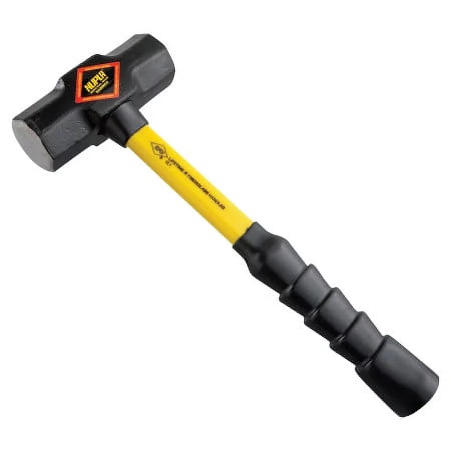 Blacksmith's double-face steel-head sledge hammer, 4 lb, 14 in sg grip handle