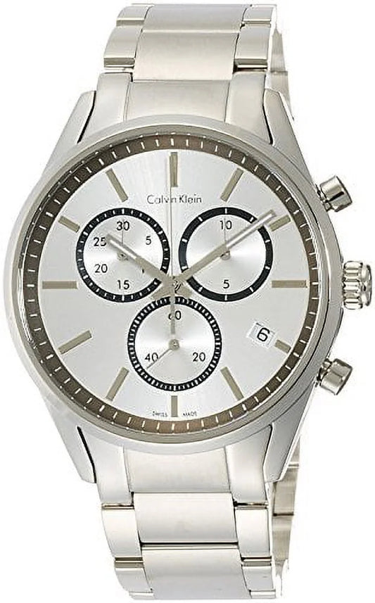 Calvin klein men's watch formality chrono (former utility chrono) swiss eta manufactured quartz k4m27146 men