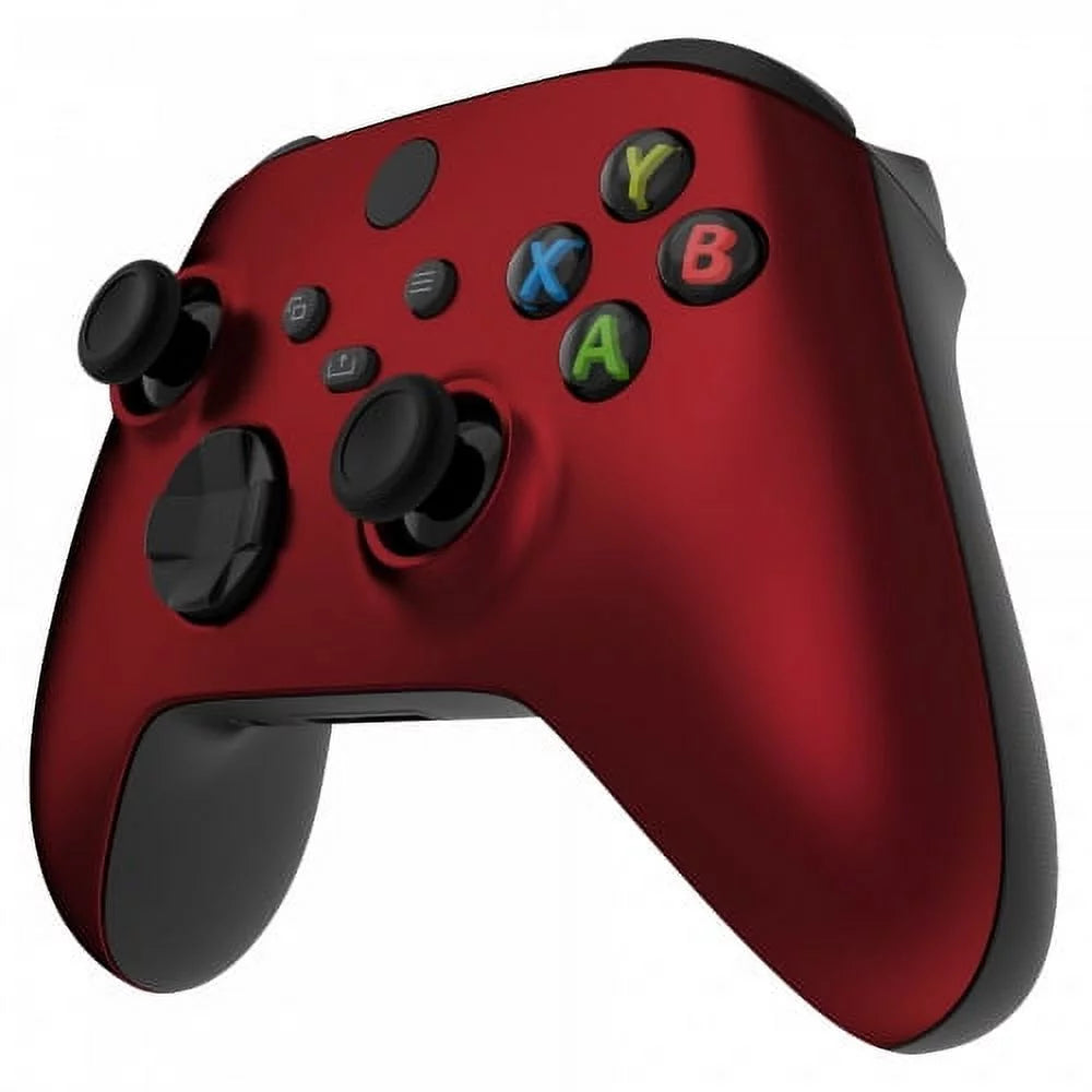 Xbox modded custom rapid fire controller red soft touch with white led x