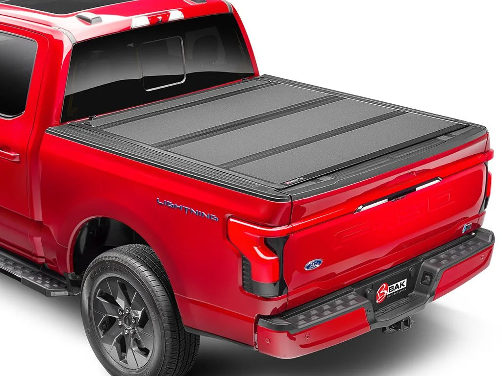 Bak by realtruck bakflip mx4 hard folding truck bed tonneau cover | 448332 | compatible with 2019 - 2023 ford ranger 5' 1" bed (61")