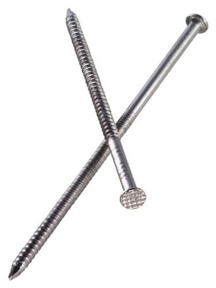 Simpson strong-tie 8d 2-1/2 in. siding stainless steel nail checkered head 1 lb