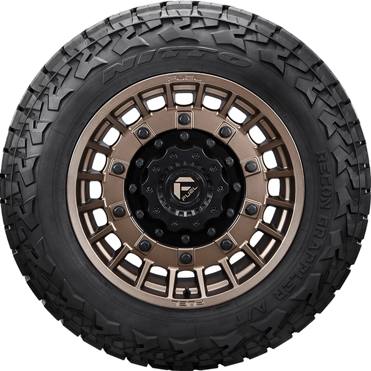 4 new nitto recon grappler a/t all-terrain tire - 285/65r18 125r