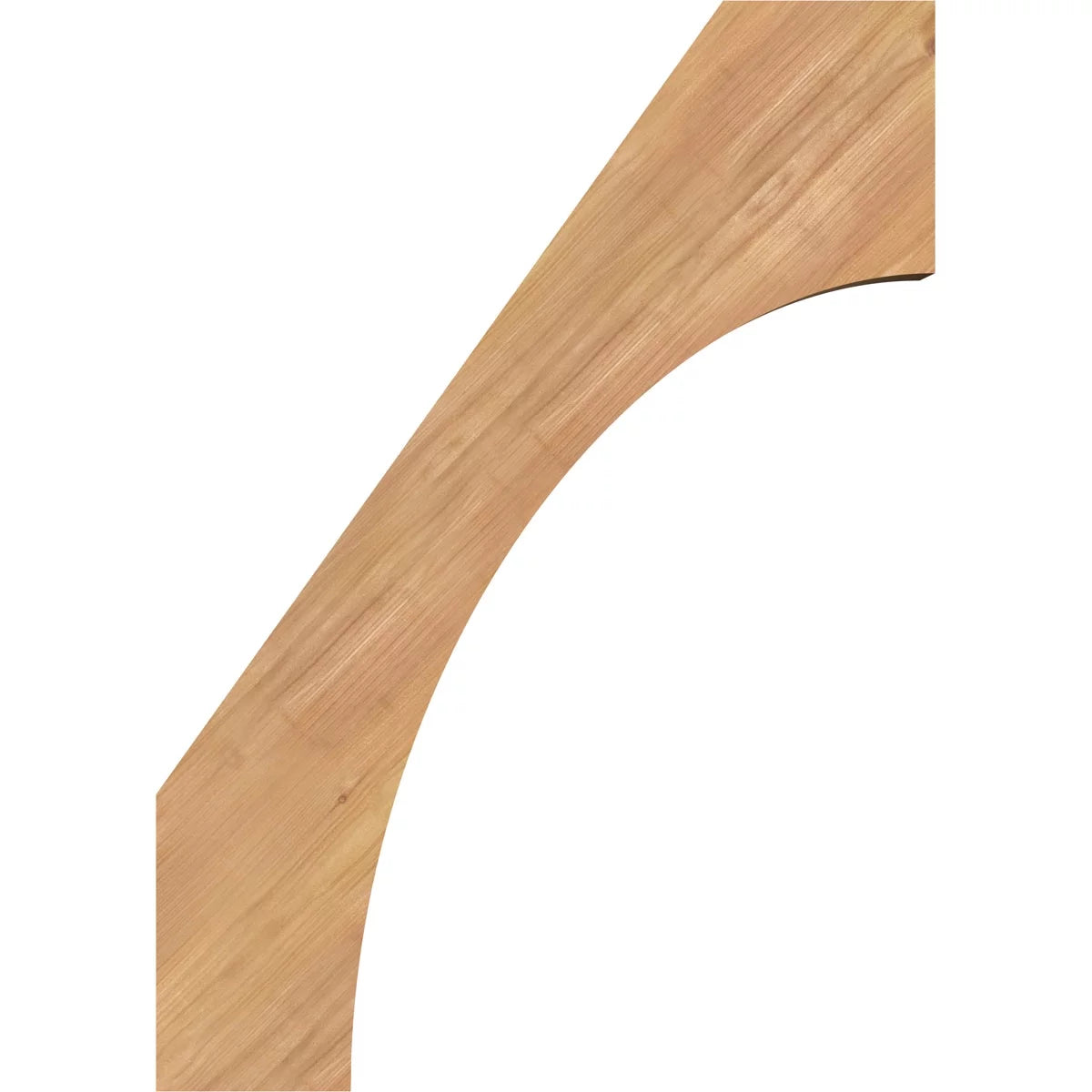 3 1/2"w x 20"d x 28"h westlake smooth brace, western red cedar