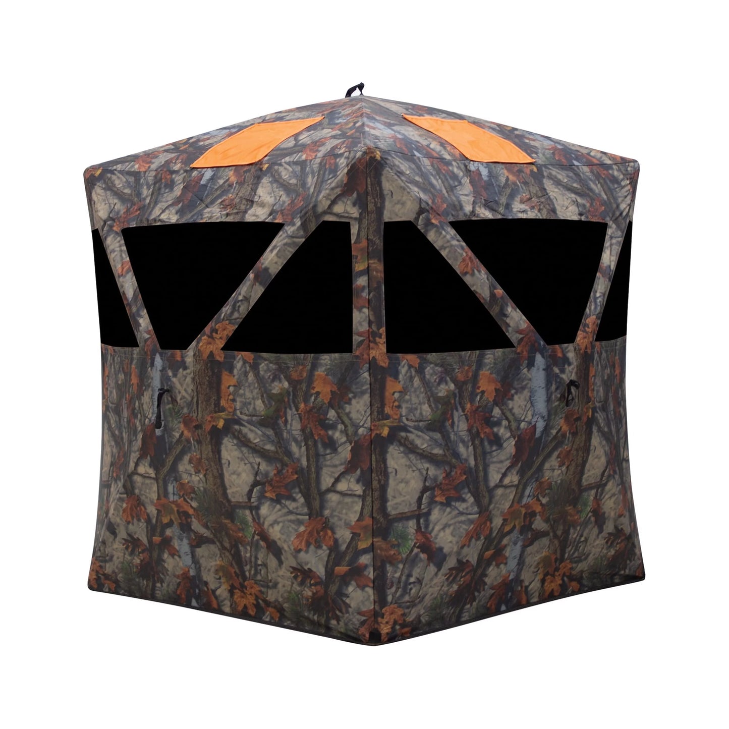 Barronett blinds® road runner, portable hub blind, 2-person, bloodtrail® woodland, rr200bt