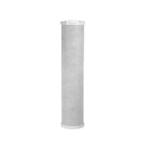 20" x 4.5", lead removal, 5 micron carbon block filter cartridge big blue bb full flow