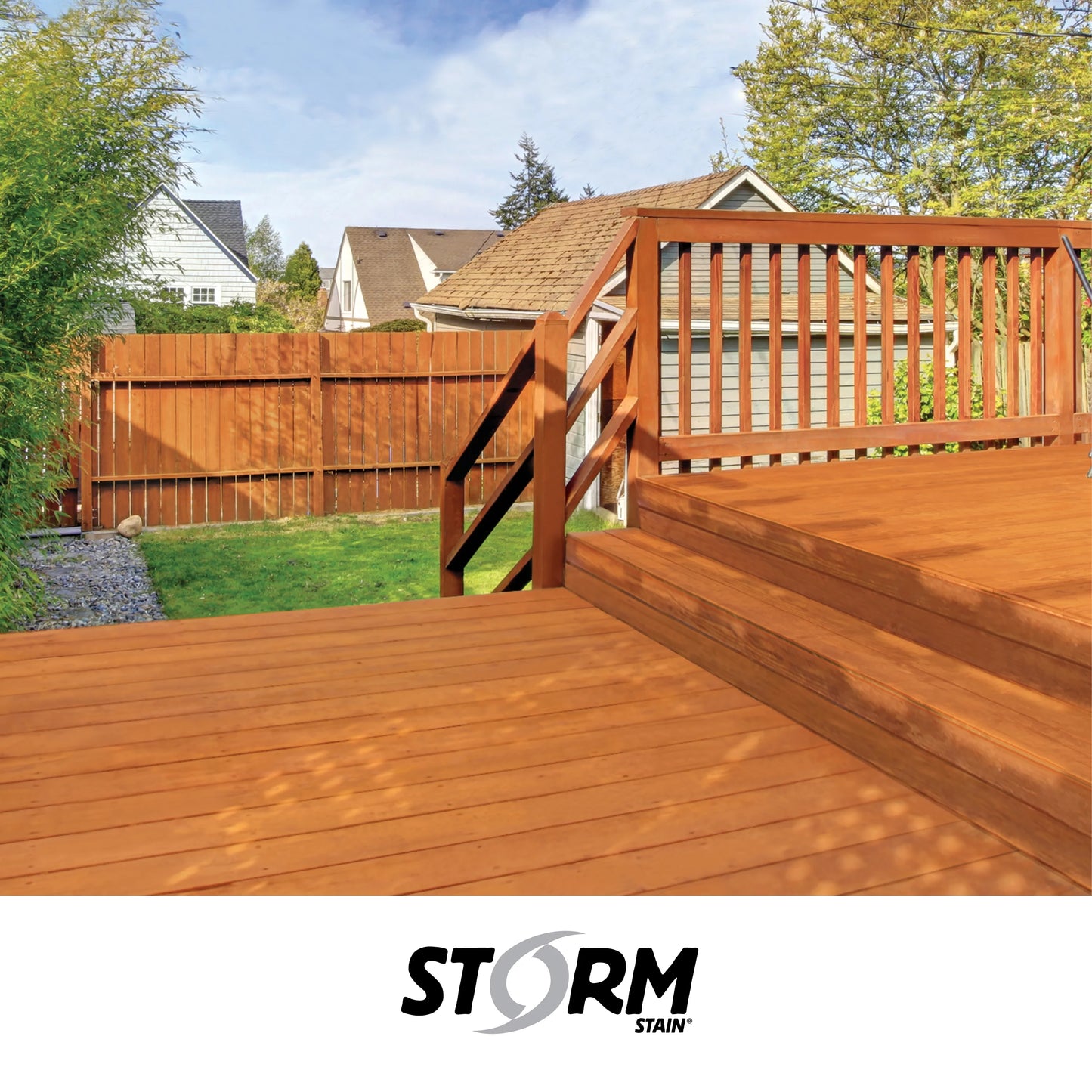 Storm system protector semi-transparent stain and sealer