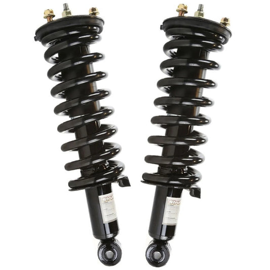 Autoshack front complete struts and coil springs set of 2 driver and passenger side replacement for 2005-2009 2010 2011 2012 nissan pathfinder 2005-2015 xterra 4.0l 5.6l v6 v8 4wd rwd cst100244pr