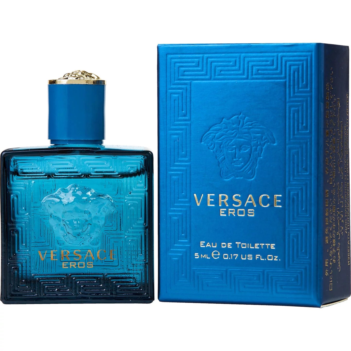 Versace eros men edt, eros women edp, dylan turquoise femme  - 5ml 3pk kit