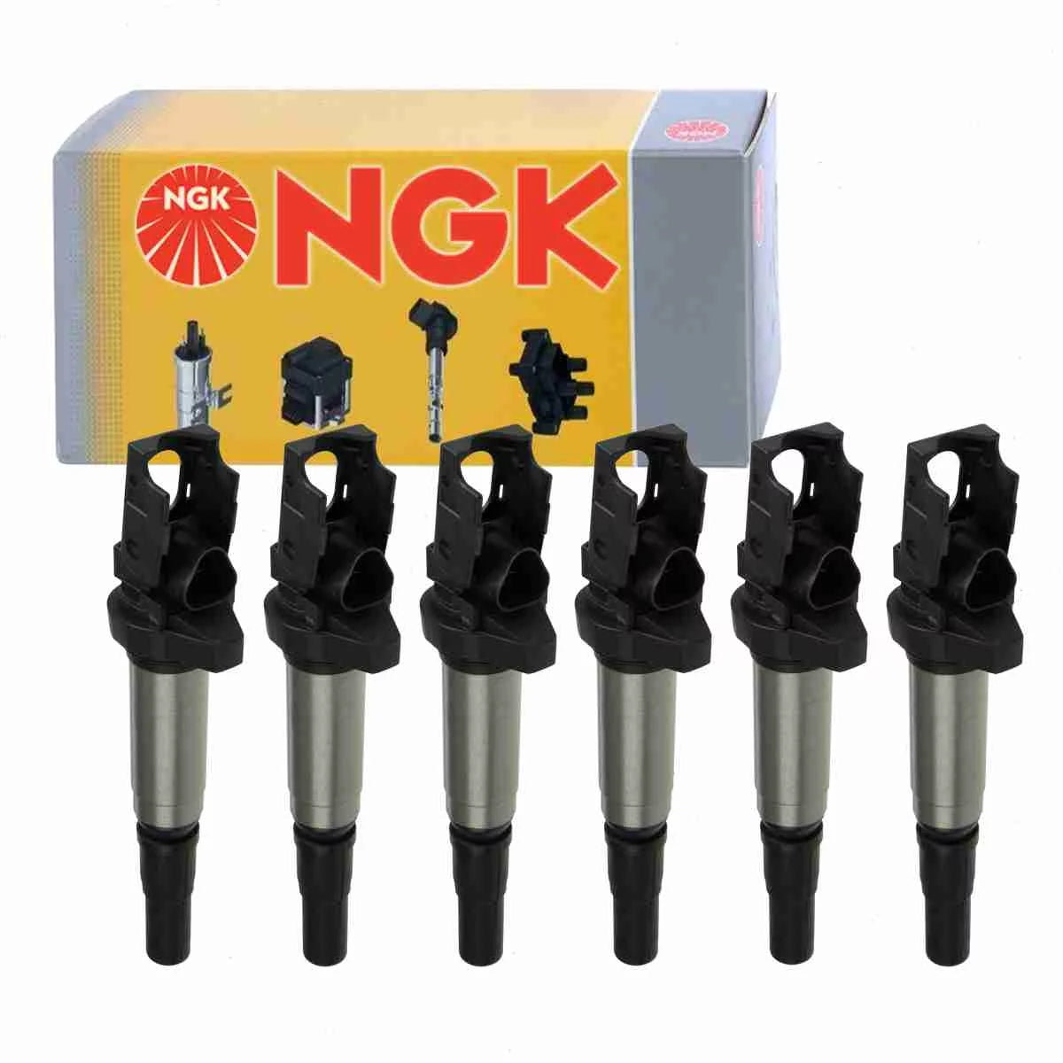 6 pc ngk 48705 ignition coils for 00044 00124 0221504470 12 12 1 712 219 12 13 1 712 219 12 13 7 551 049 12 13 7 562 744 12 13 7 571 643 12 13 7 575 010 12 13 7 591 596 12 13 7 594 596 12 13 7 594