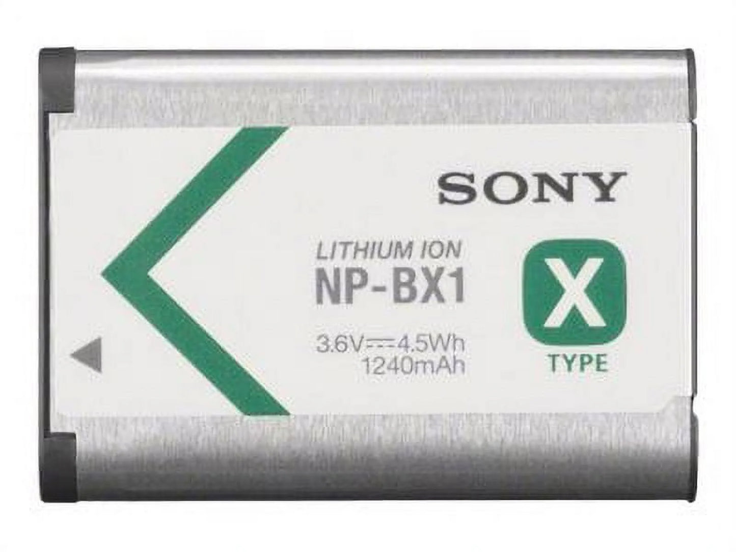 Sony np-bx1 rechargeable lithium-ion battery pack 3.6v, 1240mah