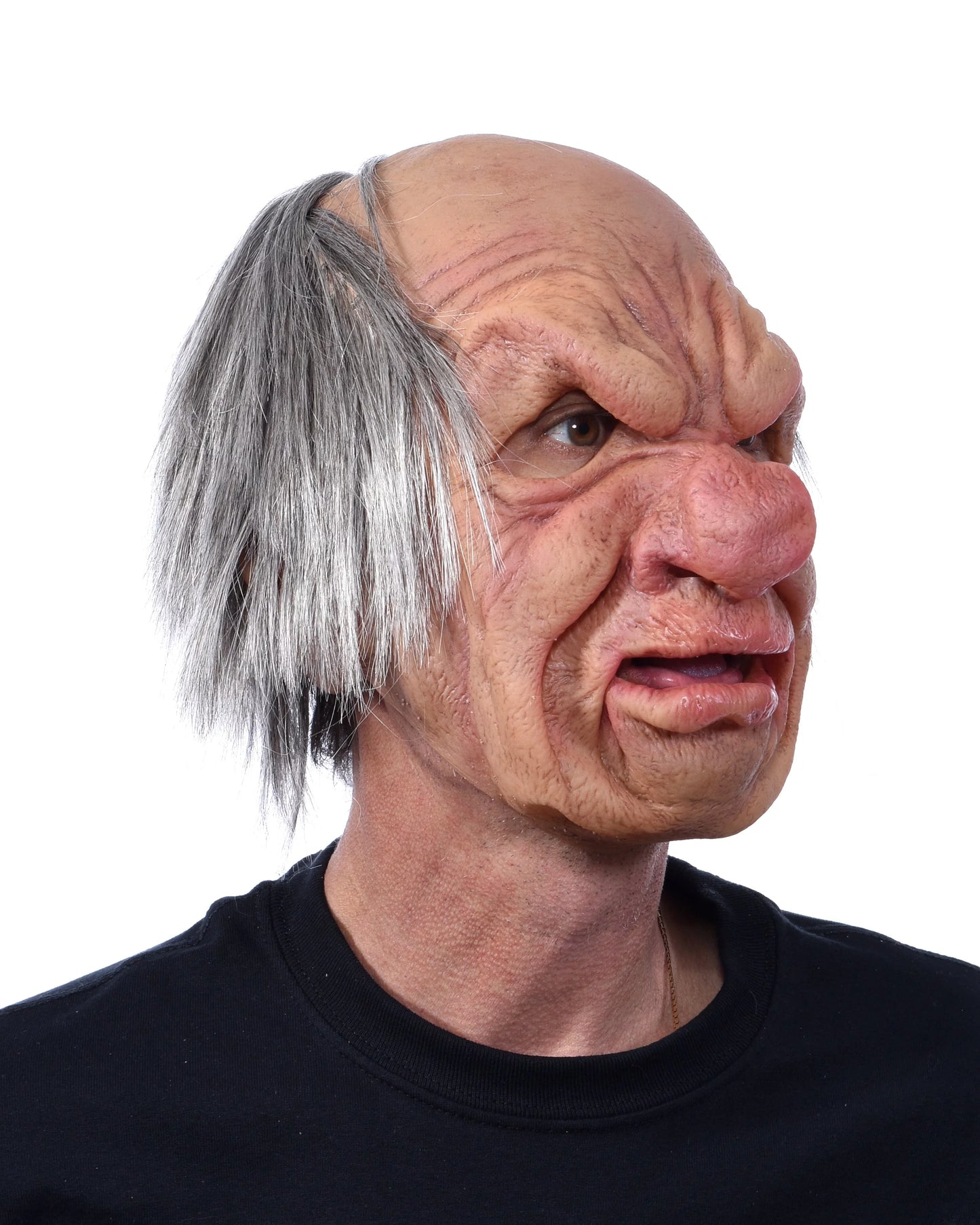 Zagone studios mens old man grump supersoft costume mask - size 14 in.