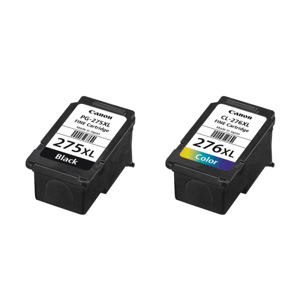 Canon pg-275xl black and cl-276xl color ink cartridge (black, cyan, magenta and yellow)