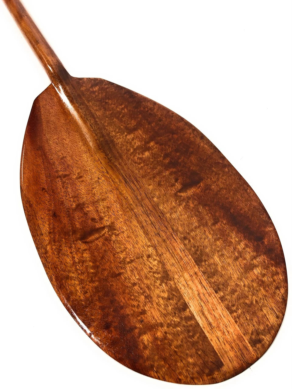 Soft eyes premium watermarks curls koa paddle outrigger 60" | #koa3817