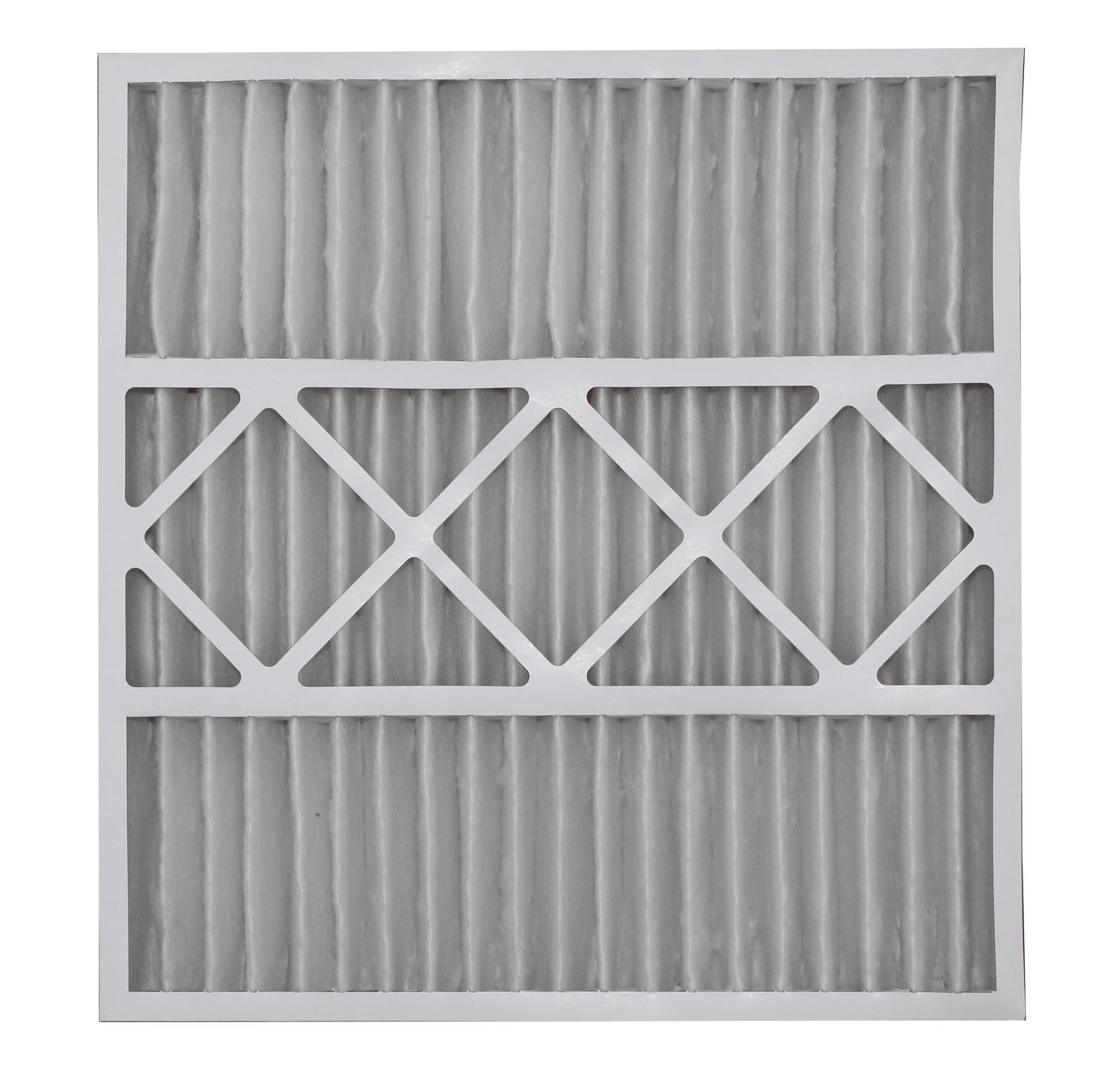 Aerostar 24x25x5 merv  8, carrier replacement pleated air filter, 24x25x5, box of 2